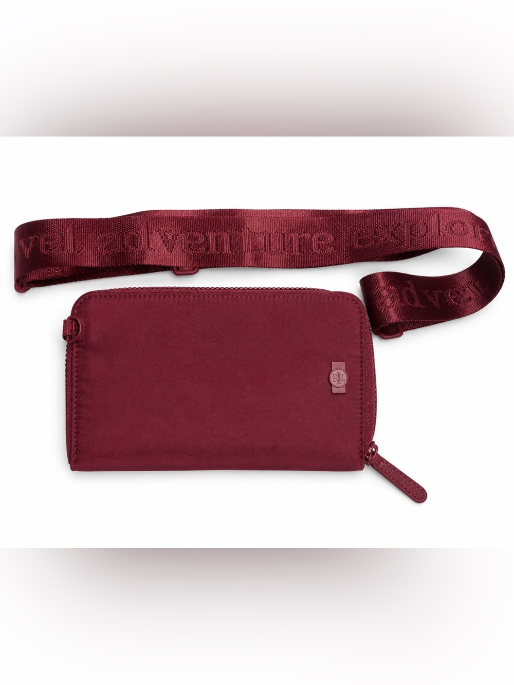 Samantha Brown Travel Wallet W/Attached Phone Case NWOT Beautiful Burgundy